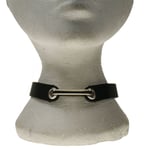Gothic Punk 1 Row Split w/eyelet and 40mm Metal Loop Leather Neckband NB265