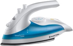 Russell Hobbs - Steam Glide Iron, Stainless Steel, Corded, 760W, White/Blue
