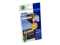 Epson Premium Semigloss fotopapper - Semi-skinnende - 100 x 150 mm - 251 g/m² - 50 ark fotopapir - för EcoTank ET-2750, 2751, 2756, 2850, 2851, 2856, 4750, 4850 Expression Home HD XP-15000
