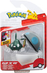 Pokemon - Clip 'n' Go Trubbish + Heavyball Toys | Officially Licensed New