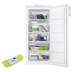 Congélateur armoire vertical blanc Froid Statique 187L Autonomie 10h 4 tiroirs - Blanc - Faure
