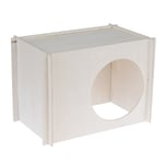 TIAKI smådjurshus - Storlek L: L 40 x B 25 x H 28 cm (kanin, marsvin m. m.)