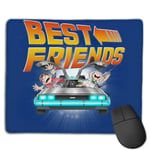 Back to The Future Babies Best Friends Customized Designs Non-Slip Rubber Base Gaming Mouse Pads for Mac,22cm×18cm， Pc, Computers. Ideal for Working Or Game
