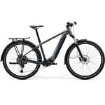 Merida eBig.Nine 400 EQ Cool Grey/Black S  Grå Recycle - Elcykel-Recycle - Mountainbike Elcykel-Recycle