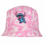 Disney Lilo And Stit - Stitch Unisex Pink Tie Dye Bucket Hat One Siz - K777z