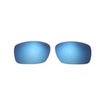Walleva Ice Blue Polarized Replacement Lenses For Oakley Drop Point Sunglasses