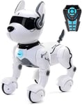 Top Race Remote Control Robot Dog Toy for Kids, Programmable & Interactive -... 