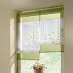 Polyester Translucent Drapes Roman Blinds Window Curtain Hom