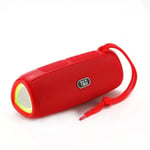 Enceinte Bluetooth LED TWS Son Clair Radio FM Autonomie 3H USB TF V5.3 Orange YONIS