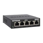 NETGEAR 5 Port Gigabit Network Switch GS305 | Ethernet Switch | Ethernet Splitter | Plug-and-Play | Silent Operation | Desktop or Wall Mount
