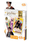 Shuffle - Harry Potter Warner Bros - Cartes 4 jeux en 1 : 7 Familles, Paires, Action et Batailles - Avec Ron, Hermione, Dumbledore - Jeu de Enfants - A partir de 4 ans