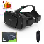 Shinecon 3D VR lunettes réalité virtuelle Viar lunettes casque appareils casque intelligent lentilles pour téléphone portable Smartphones mobiles visionneuse - Type B With Remote