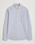 GANT Regular Fit Striped Seersucker Shirt Rich Blue