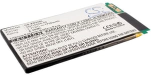 Kompatibelt med Siemens SX56, 3.7V, 1700 mAh