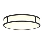 Astro Mashiko 400 Round Dimmable Bathroom Ceiling Light - IP44 Rated - (Bronze), E27/ES Lamp, Designed in Britain - 1121085-3 Years Guarantee