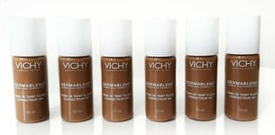 Vichy Dermablend Corrective Fluid Foundation 6 X 10ml Espresso 75 Sample Travel
