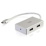 C2G Hub USB-C/Thunderbolt 3 avec 4 Ports USB-A Convient pour Une Utilisation avec Galaxy S9/8+, MacBook Pro, Google Pixel, Chromebook, Nexus, Huawei, Nintendo Switch et Plus Encore