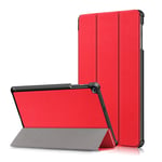 Samsung Galaxy Tab A 10.1 (2019) tri-fold leather case - Red