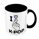 Pyramid International I Love K-Pop Mug En Storlek Vit/Svart White/Black One Size
