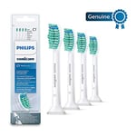 Philips Sonicare HX6014/26 Pro Results Brush Heads, White, Pack of 4