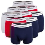 Calvin Klein Kalsonger 9P Cotton Stretch Trunks Flerfärgad-2 bomull X-Small Herr
