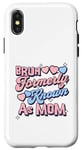 Coque pour iPhone X/XS BRUH anciennement connu sous le nom de maman cœur Love Mom élégant