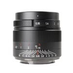 7artisans 35mm f0.95 Large Aperture APS-C Mirrorless Cameras Lens Compact for Fuji X-T1 X-T2 X-T3 X-T20 X-T30 X-E1 X-E2 X-E3