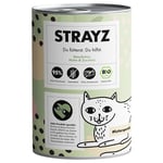 Ekonomipack: STRAYZ Ekologisk 24 x 400 g - Ekologisk kyckling & ekologisk zucchini