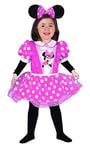 Ciao- Disney Minnie Classic Costume déguisement Baby (6-12 Mois), Girls, 11244.6-12, Pink
