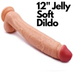 Big Dildo Sex Toy Realistic 12 Inch Strap On Discreet Packaging