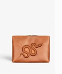 The Case Factory Laptopväska 15" Snake Vegetable Brun