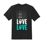 Numskull Official Destiny 2 'Fallen in Love' Glow in The Dark T-Shirt X-Large - Official Destiny 2 Merchandise Black