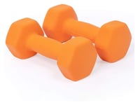 Shengluu Weights Dumbbells Sets Women Cast Iron Hex Color Dumbbell For Women And Men For Core And Strength Training (Color : Orange, Size : 1.5kg*2)