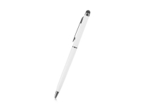 Penna för pekskärm med kulspetspenna - Vit