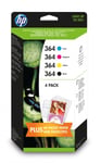 HP 364 CMYK Ink Crtg Combo Content Pack