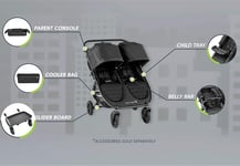 Baby Jogger Weather Shield Rain Cover | for City Mini GT2 Double & City Mini 2 D