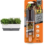 Cole & Mason H105349 Burwell Self-Watering Potted Herb Saver |Triple | Suitable for 3 pots (85mm) | Includes 12 x Pads | 2 Year Guarantee & Gorilla J0012 Glue Epoxy 25ml