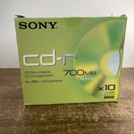 Sony CD-R 80  Recordable Blank CDR Disc 80MIN  700MB Disk