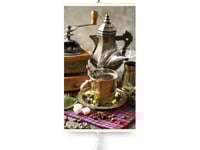 Trio-Värmare Infraröd Värmare - Flexibel Värmepanel 430W Trio Mönster 5 Kaffe, Mått 100X57cm Med Regulator