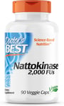 Doctor'S Best, Nattokinase, 2,000 FU, 90 Vegan Capsules, Laboratory Tested, Glut