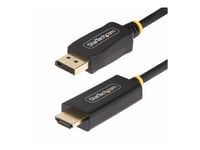 Startech.Com 3.3Ft (1M) Displayport To Hdmi Adapter Cable, 4K 60Hz With Hdr, Dp To Hdmi 2.0B, Active Video Converter, Displayport Desktop To Hdmi Monitor, M/M - Displayport To Hdmi Cord (3F-Dp-Hdmi-4K60-Hdr) - Adapterkabel - Displayport Hane Till Hd