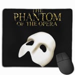 The Phantom of The Opera Gaming Mouse Pad Computer Desk Pad Non-Slip Rubber Stitched Edges (9.8x11.8 Inch)