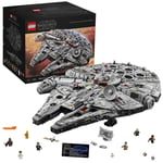 LEGO 75192 Star Wars Millennium Falcon, UCS Set for Adults, Model Kit to Buil...