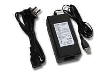 vhbw Adaptateur secteur compatible avec HP PSC 2500 All-In-One, 2510, 2610, 2710 imprimante - Câble de 200 cm