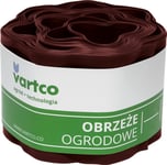 Agaplast Korrugerad Trädgårdskant 10Cm X9m Vartco Brun