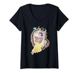 Womens Disney 100 Platinum Princess Collection Snow White D100 V-Neck T-Shirt