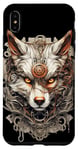Coque pour iPhone XS Max Loup Steampunk