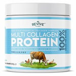 Multi Collagen Protein Powder 5 Types Food Sourced Peptides Fed Hydr 200g Bovine