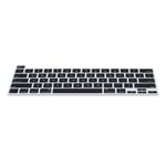 kwmobile Keyboard Cover Compatible with Apple MacBook Pro 16" (ab 2019 - A2141) - US English QWERTY Layout Keyboard Cover Silicone Skin - Black