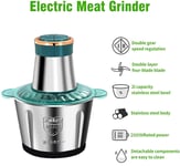 Electric Multi Chopper Food Processor Meat Fruit Vegetable Mixer Nuts Grinder